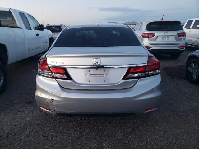 19XFB2F96DE084764 - 2013 HONDA CIVIC EXL ვერცხლისფერი ფოტო 6