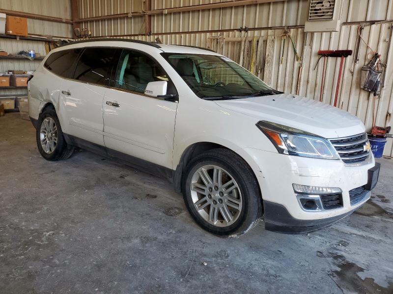 1GNKRGKD5EJ337280 - 2014 CHEVROLET TRAVERSE LT თეთრი ფოტო 4
