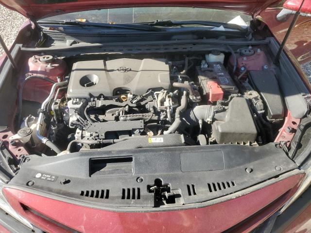 4T1B11HK8JU528005 - 2018 TOYOTA CAMRY L MAROON photo 11