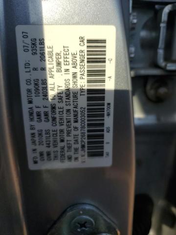 JHMCP26878C003052 - 2008 HONDA ACCORD EXL SILVER photo 13