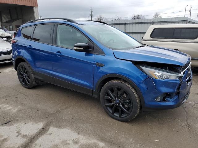 1FMCU9J95HUB91479 - 2017 FORD ESCAPE TITANIUM BLUE photo 4