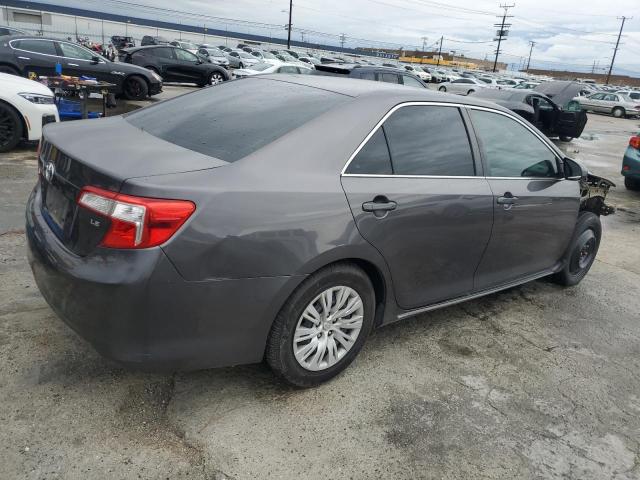 4T4BF1FK5ER393257 - 2014 TOYOTA CAMRY L GRAY photo 3