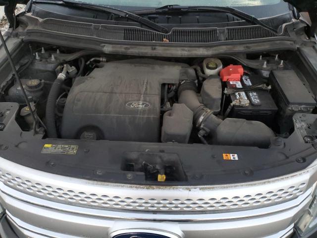 1FMHK7D80BGA82842 - 2011 FORD EXPLORER XLT GRAY photo 12