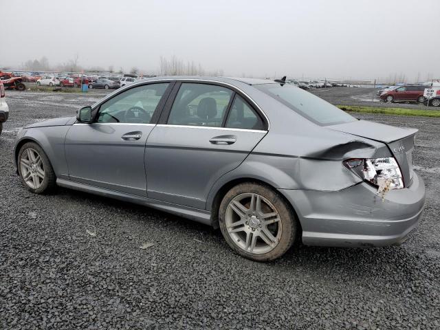 WDDGF56X19R069468 - 2009 MERCEDES-BENZ C 350 SILVER photo 2