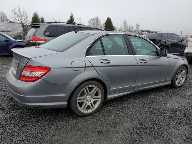 WDDGF56X19R069468 - 2009 MERCEDES-BENZ C 350 SILVER photo 3