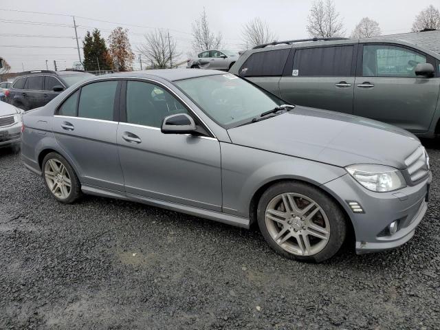 WDDGF56X19R069468 - 2009 MERCEDES-BENZ C 350 SILVER photo 4