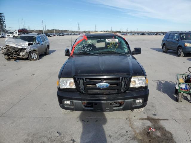 1FTYR11E16PA89036 - 2006 FORD RANGER BLACK photo 5