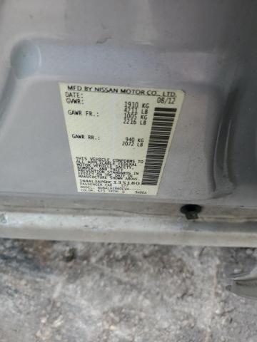 1N4AL3AP6DC135180 - 2013 NISSAN ALTIMA 2.5 SILVER photo 12