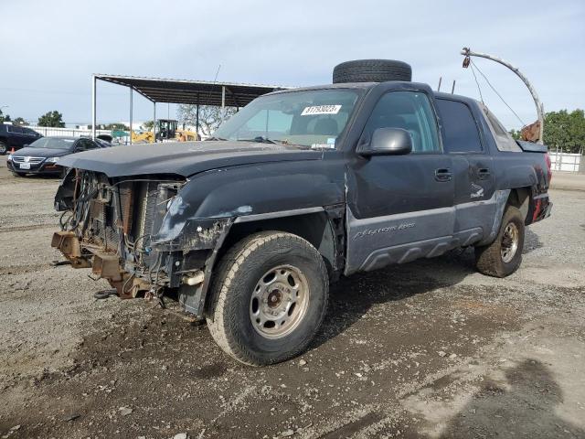 3GNGK22G34G157562 - 2004 CHEVROLET AVALANCHE K2500 BLACK photo 1