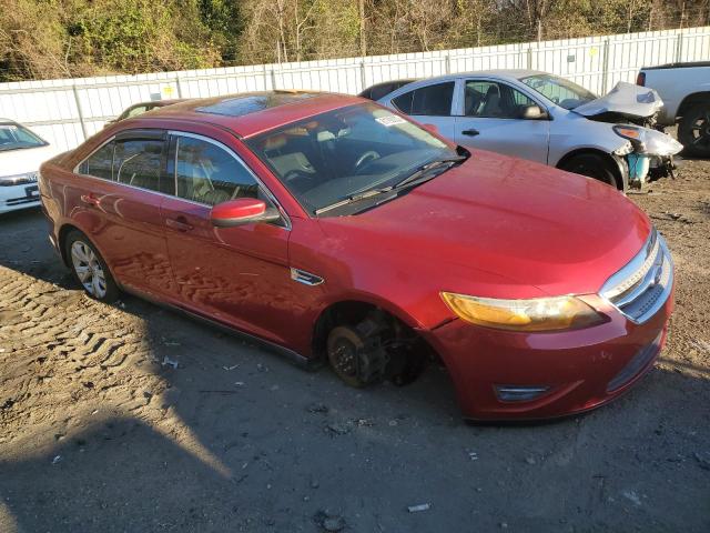 1FAHP2EW5BG162973 - 2011 FORD TAURUS SEL RED photo 4