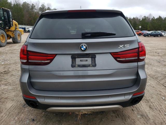 5UXKS4C55F0N10496 - 2015 BMW X5 XDRIVE35D GRAY photo 6