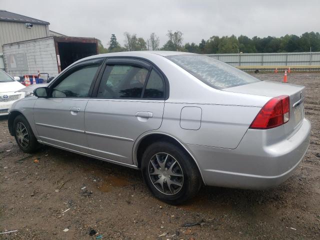 2HGES165X3H619506 - 2003 HONDA CIVIC LX SILVER photo 2