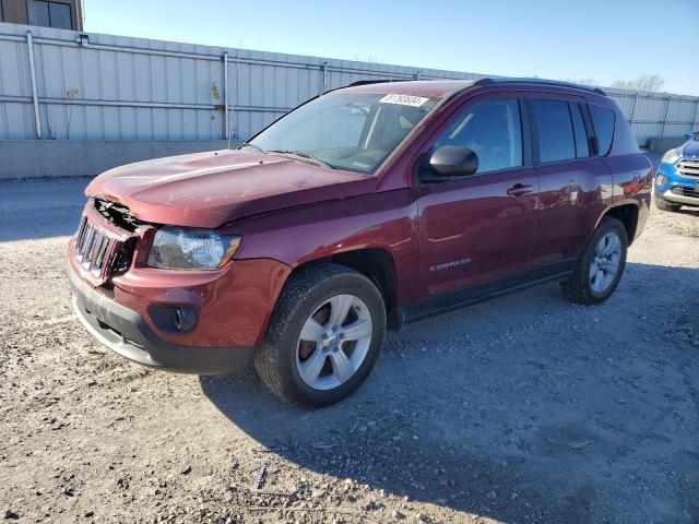 1C4NJDBBXFD240196 - 2015 JEEP COMPASS SPORT BURGUNDY photo 1