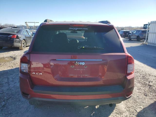 1C4NJDBBXFD240196 - 2015 JEEP COMPASS SPORT BURGUNDY photo 6