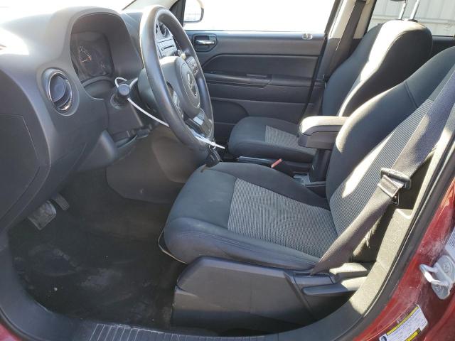 1C4NJDBBXFD240196 - 2015 JEEP COMPASS SPORT BURGUNDY photo 7