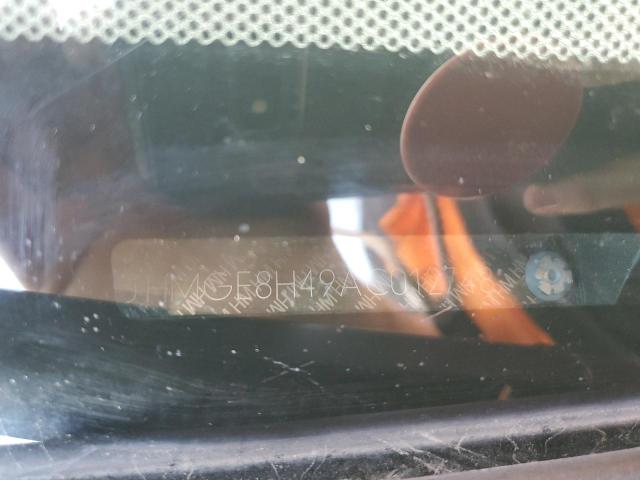 JHMGE8H49AC012748 - 2010 HONDA FIT SPORT BLUE photo 13