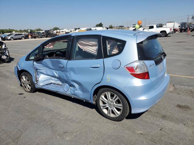 JHMGE8H49AC012748 - 2010 HONDA FIT SPORT BLUE photo 2