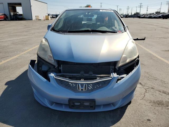 JHMGE8H49AC012748 - 2010 HONDA FIT SPORT BLUE photo 5