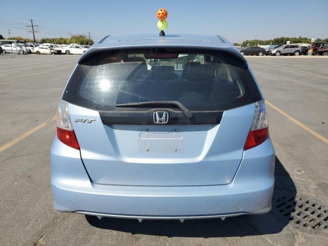 JHMGE8H49AC012748 - 2010 HONDA FIT SPORT BLUE photo 6