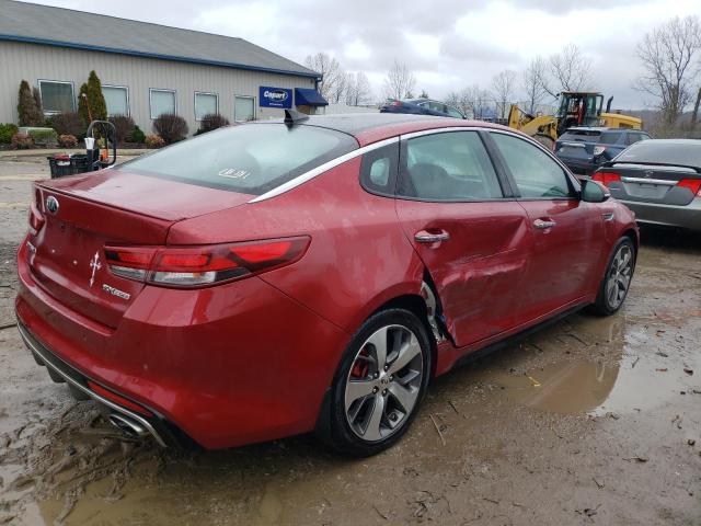 5XXGW4L27JG210970 - 2018 KIA OPTIMA SX BROWN photo 3