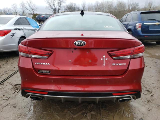 5XXGW4L27JG210970 - 2018 KIA OPTIMA SX BROWN photo 6