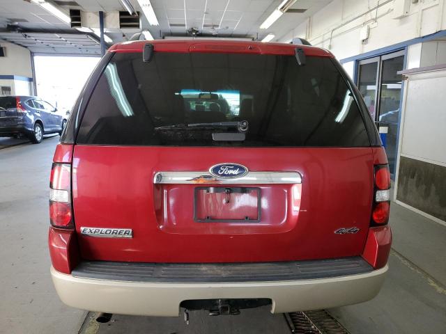 1FMEU7EE0AUA81420 - 2010 FORD EXPLORER EDDIE BAUER RED photo 6