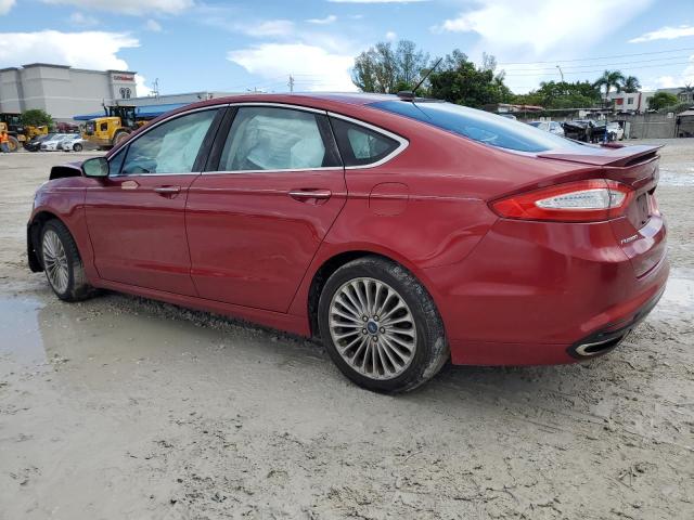 3FA6P0K90FR190172 - 2015 FORD FUSION TITANIUM 红色 照片 2