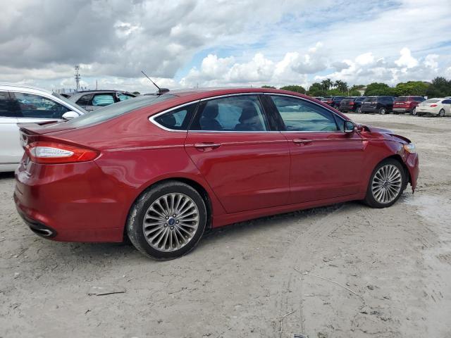 3FA6P0K90FR190172 - 2015 FORD FUSION TITANIUM 红色 照片 3