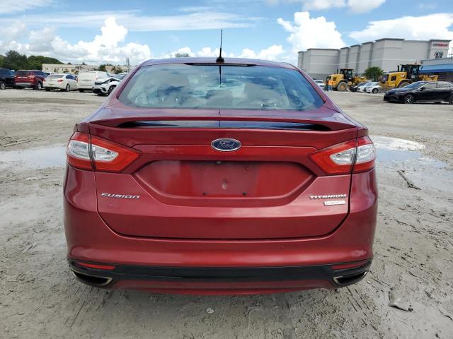 3FA6P0K90FR190172 - 2015 FORD FUSION TITANIUM 红色 照片 6
