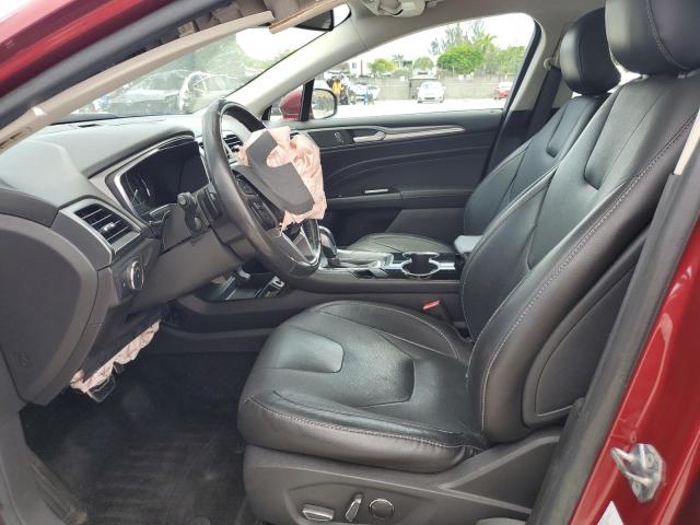 3FA6P0K90FR190172 - 2015 FORD FUSION TITANIUM 红色 照片 7