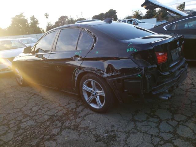 WBA3C1C53FK122282 - 2015 BMW 328 I SULEV BLACK photo 2