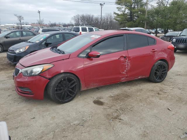 KNAFK4A68G5567193 - 2016 KIA FORTE LX MAROON photo 1