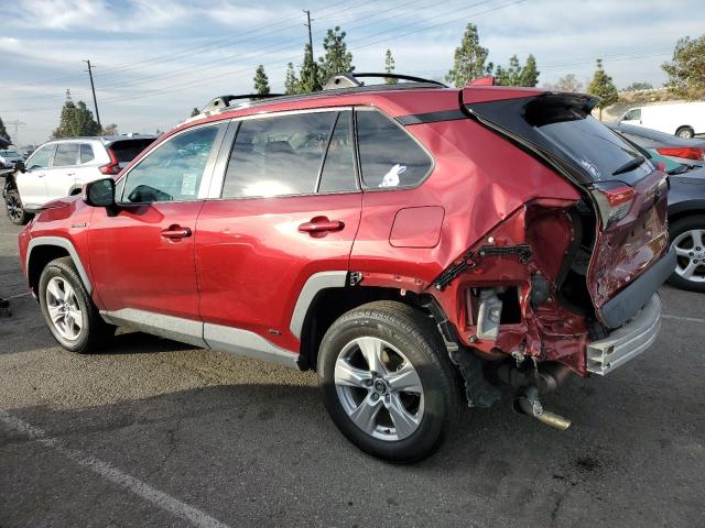 2T3RWRFVXLW081764 - 2020 TOYOTA RAV4 XLE RED photo 2