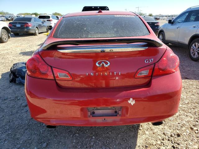 JN1CV6AP7BM504735 - 2011 INFINITI G37 BASE RED photo 6