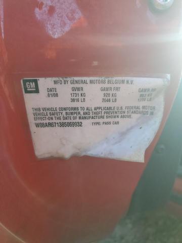 W08AR671385069932 - 2008 SATURN ASTRA XE RED photo 13