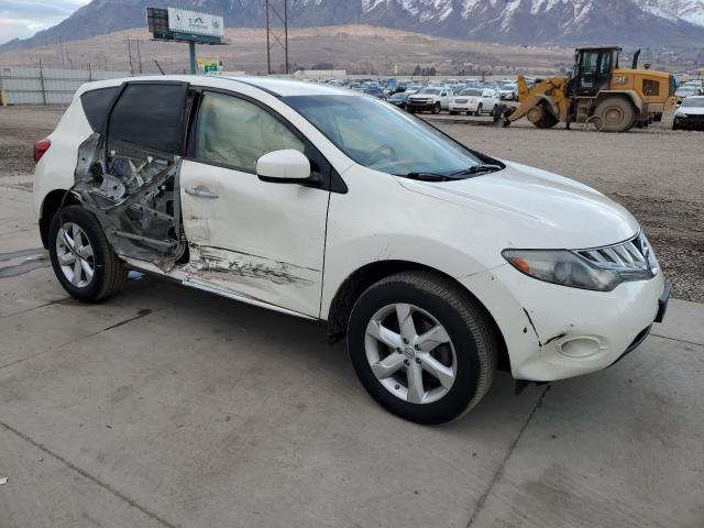 JN8AZ1MW0AW102156 - 2010 NISSAN MURANO S WHITE photo 4