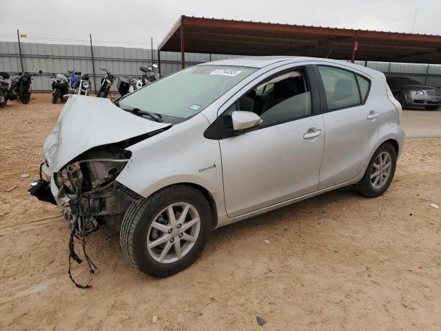 JTDKDTB30C1011469 - 2012 TOYOTA PRIUS C SILVER photo 1