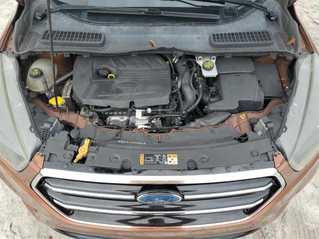 1FMCU0GD1HUA09574 - 2017 FORD ESCAPE SE 橙色 照片 12