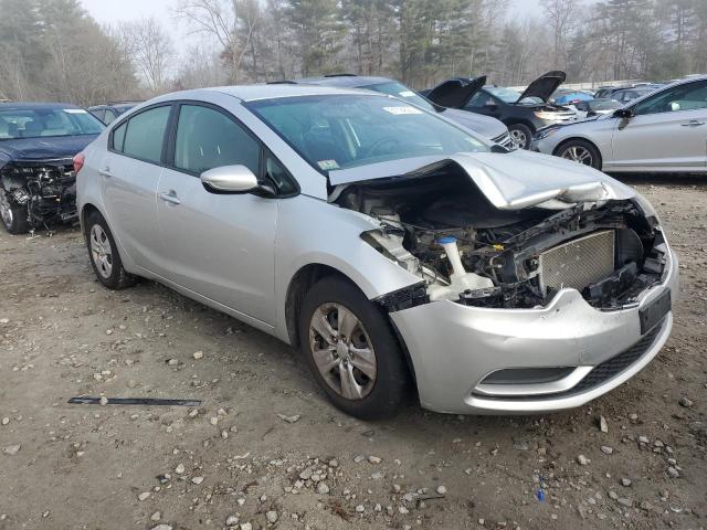 KNAFK4A67E5139631 - 2014 KIA FORTE LX SILVER photo 4