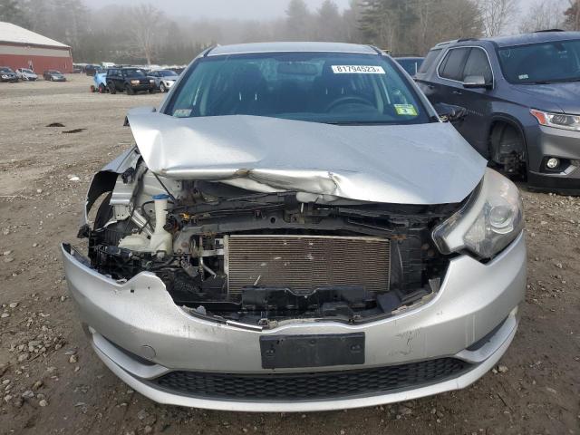 KNAFK4A67E5139631 - 2014 KIA FORTE LX SILVER photo 5