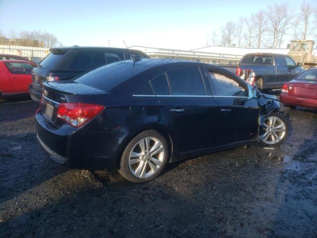 1G1PH5SC2C7147968 - 2012 CHEVROLET CRUZE LTZ BLACK photo 3