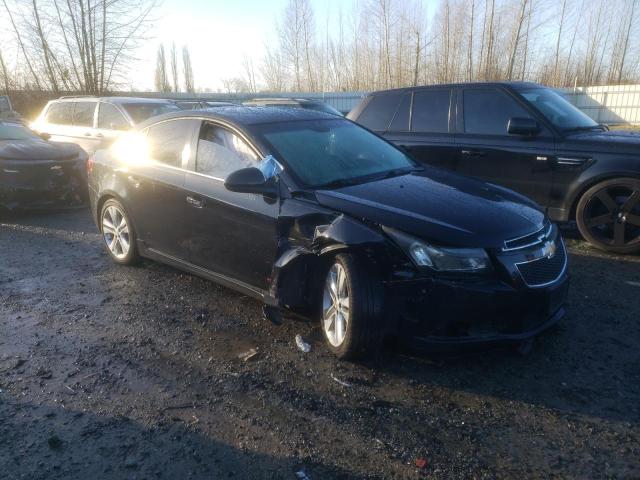 1G1PH5SC2C7147968 - 2012 CHEVROLET CRUZE LTZ BLACK photo 4