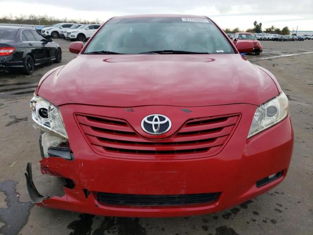 JTNBE46K573075663 - 2007 TOYOTA CAMRY CE RED photo 5