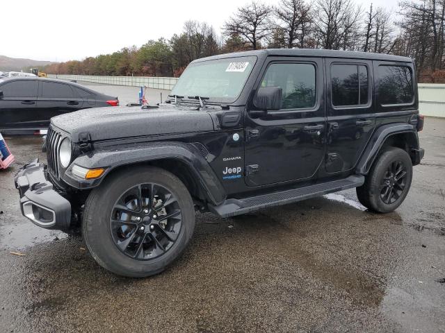 1C4JJXP64MW748869 - 2021 JEEP WRANGLER U SAHARA 4XE BLACK photo 1