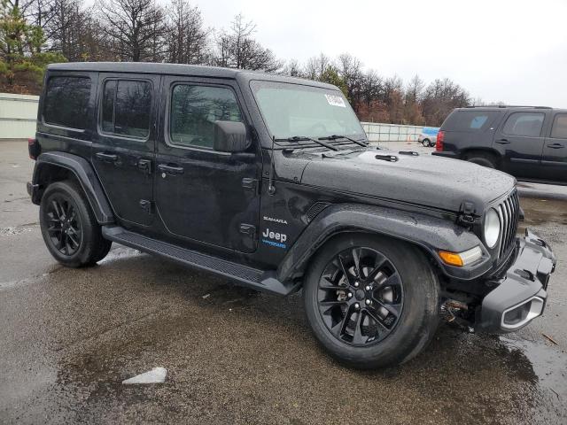 1C4JJXP64MW748869 - 2021 JEEP WRANGLER U SAHARA 4XE BLACK photo 4