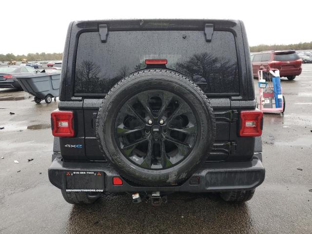 1C4JJXP64MW748869 - 2021 JEEP WRANGLER U SAHARA 4XE BLACK photo 6