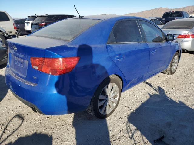 KNAFW4A32A5055902 - 2010 KIA FORTE SX BLUE photo 3