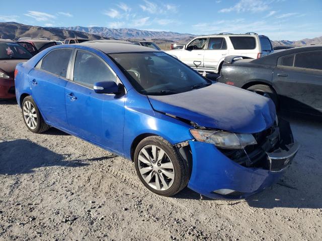 KNAFW4A32A5055902 - 2010 KIA FORTE SX BLUE photo 4