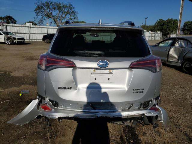 JTMDJREV1GD030165 - 2016 TOYOTA RAV4 HV LIMITED SILVER photo 6