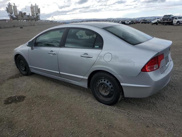 1HGFA16516L066467 - 2006 HONDA CIVIC LX SILVER photo 2